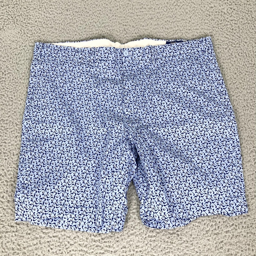 Polo Ralph Lauren Shorts Mens 42‎ Blue 9" Chino Golf Tailored Fit Performance